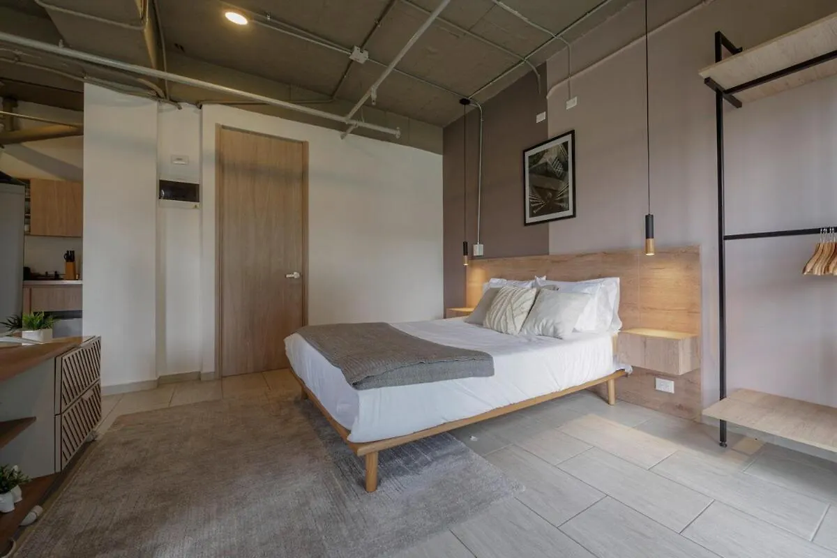 Cozy And Bright Studio Loft In Central Laureles 麦德林 公寓