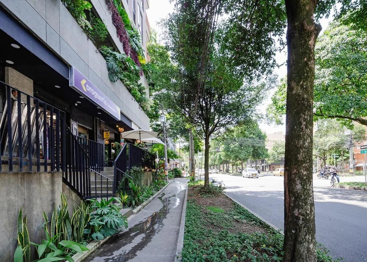 Cozy And Bright Studio Loft In Central Laureles 麦德林 公寓